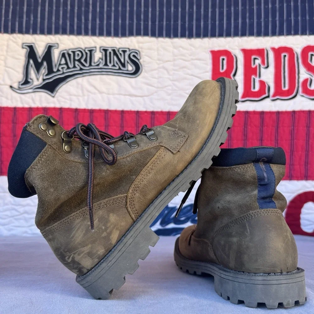 Size 6 - Barbour Men's Chiltern Waterproof Leather Derby Boot‎ Brown